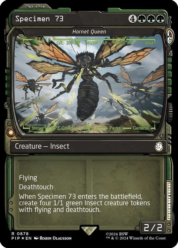 Specimen 73 - Hornet Queen (Showcase · Surge Foil)