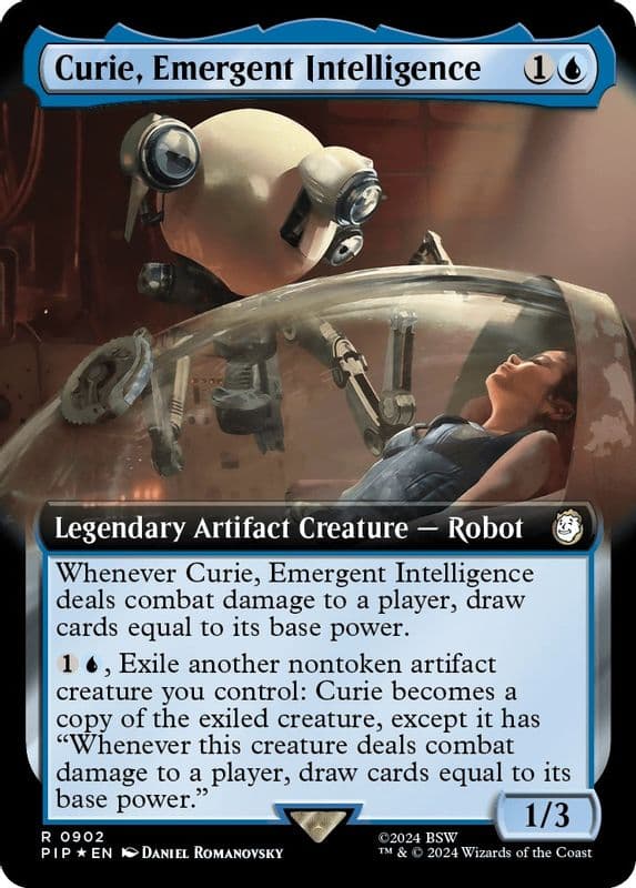 Curie, Emergent Intelligence (Extended Art · Surge Foil)