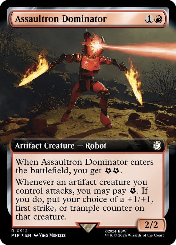 Assaultron Dominator (Extended Art · Surge Foil)