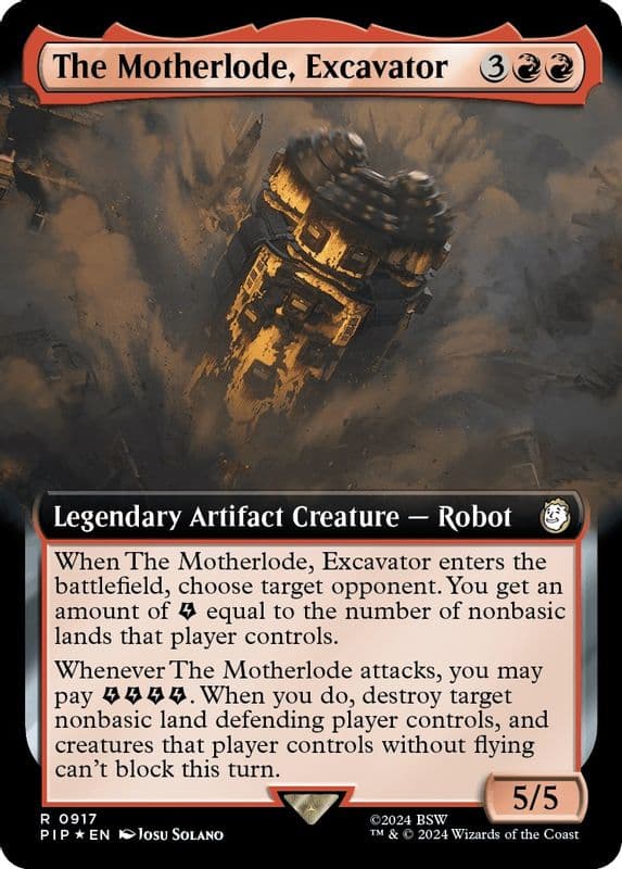 The Motherlode, Excavator (Extended Art · Surge Foil)