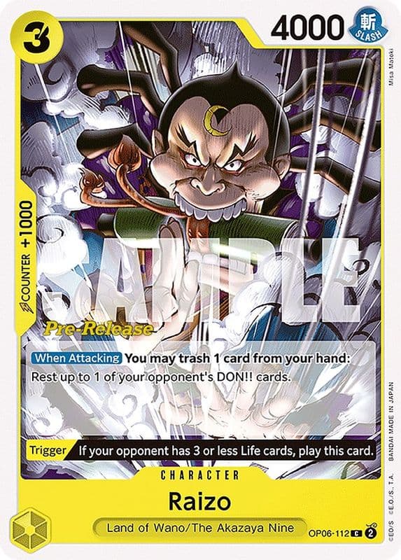 Raizo (Pre-Release)