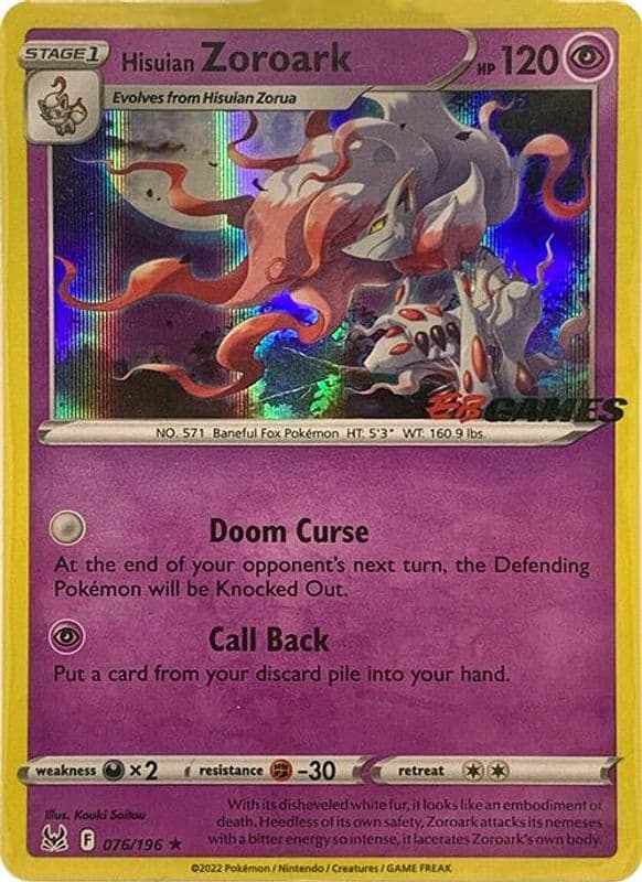 Hisuian Zoroark (EB Games Exclusive)