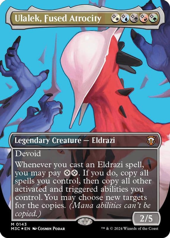 Ulalek, Fused Atrocity (Borderless) (Ripple Foil)