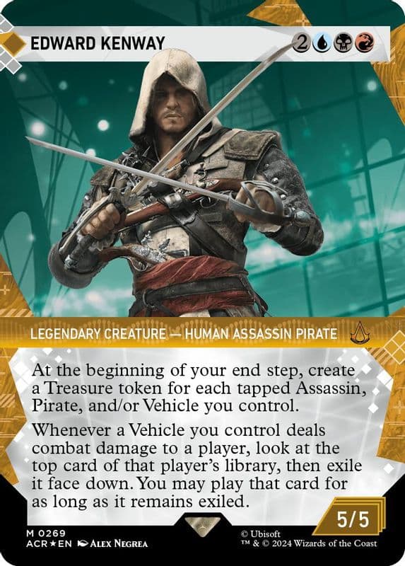Edward Kenway (Showcase) (Textured Foil)