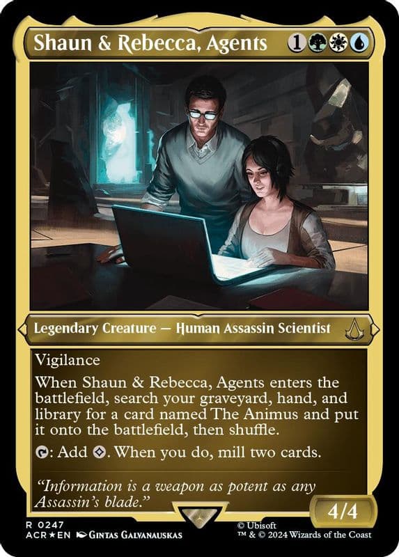 Shaun & Rebecca, Agents (Foil Etched)