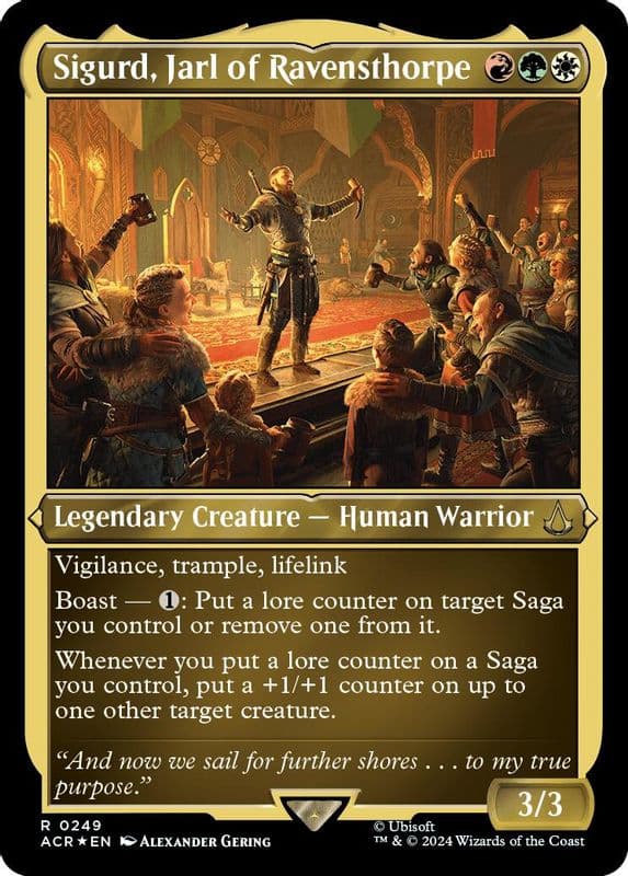 Sigurd, Jarl of Ravensthorpe (Foil Etched)