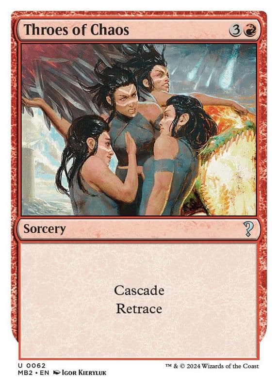 Throes of Chaos (White Border)
