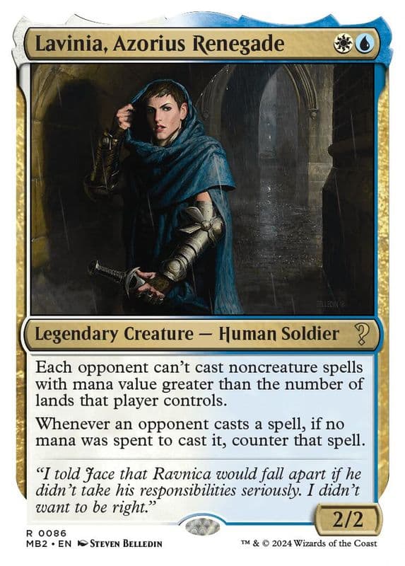 Lavinia, Azorius Renegade (White Border)