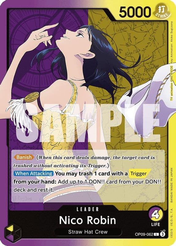 Purple/Yellow Nico Robin