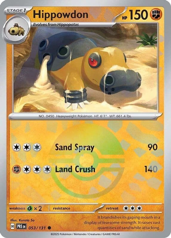 Hippowdon (Poke Ball Pattern)