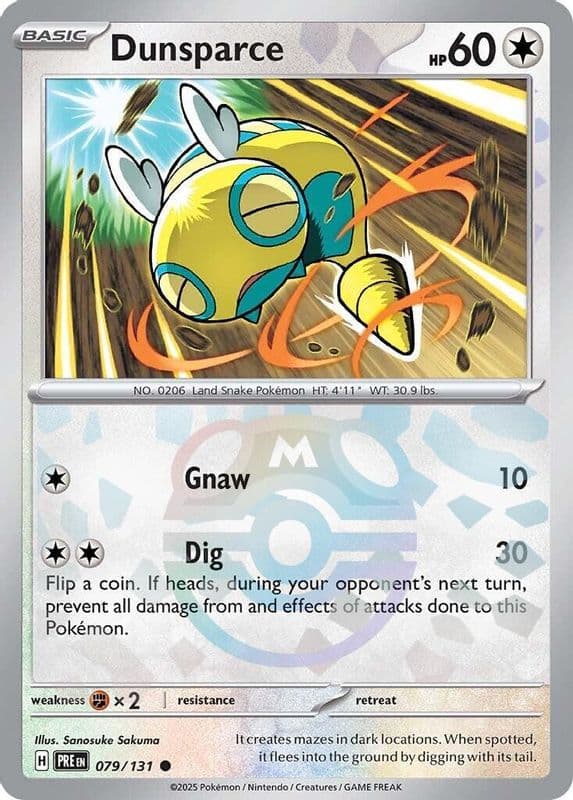 Dunsparce (Master Ball Pattern)