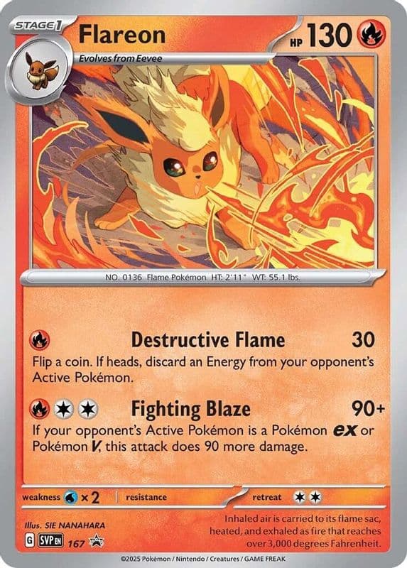 Flareon (Cosmos Holo)