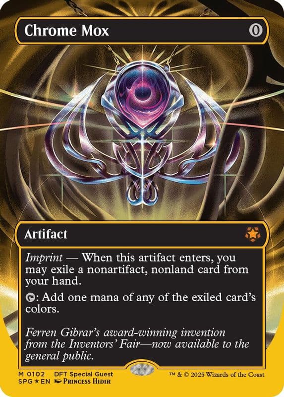 Chrome Mox (Borderless) (First-Place Foil)