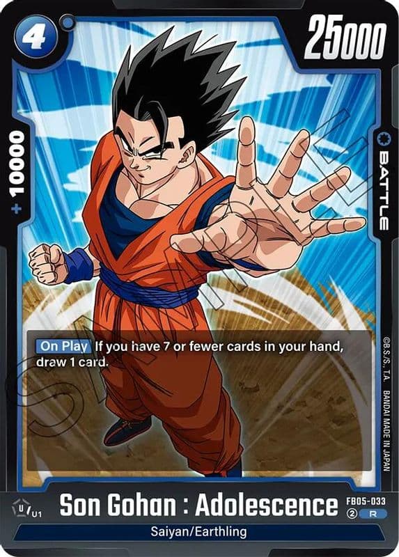 Son Gohan : Adolescence