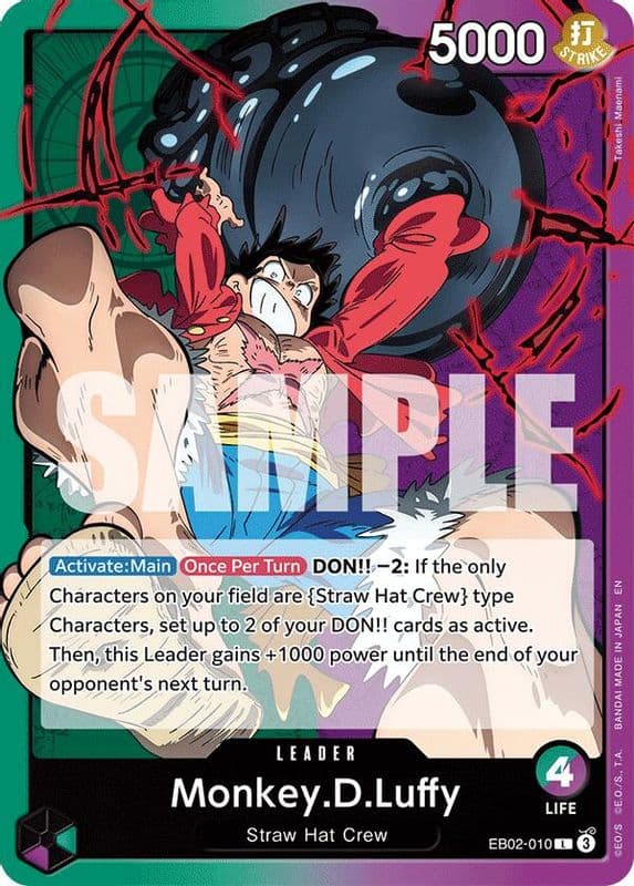 Green/Purple Monkey.D.Luffy