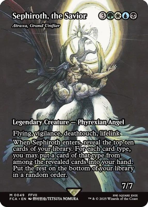 Sephiroth, the Savior - Atraxa, Grand Unifier (Showcase)