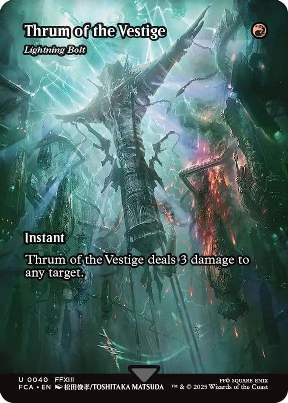 Thrum of the Vestige - Lightning Bolt (Showcase)