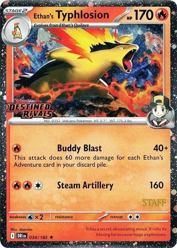 Ethan's Typhlosion (Prerelease · Staff)
