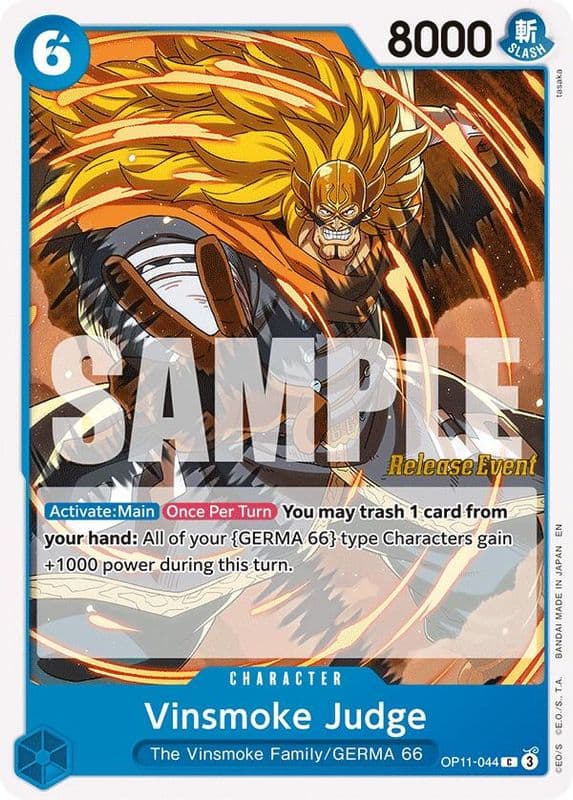 Vinsmoke Judge (Release Event)