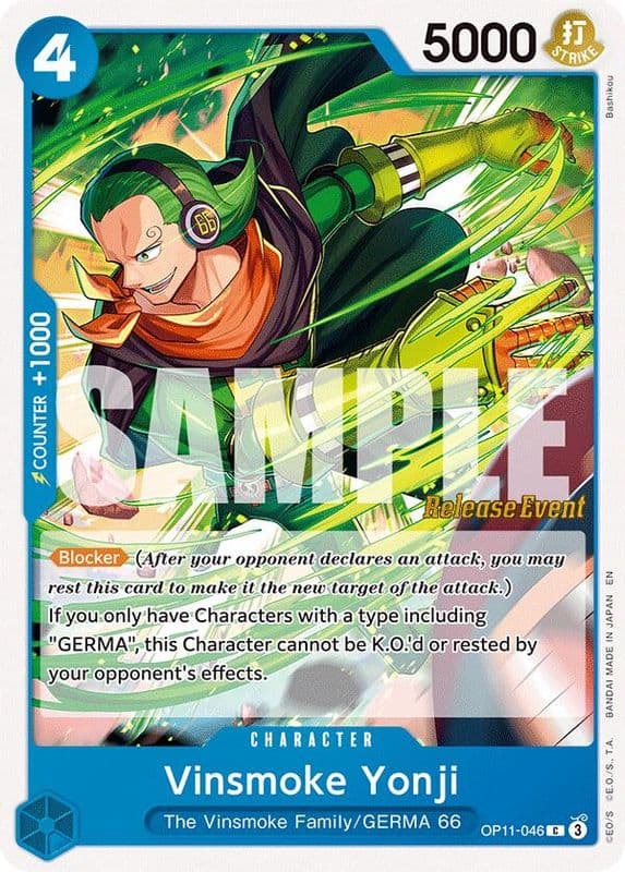 Vinsmoke Yonji (Release Event)