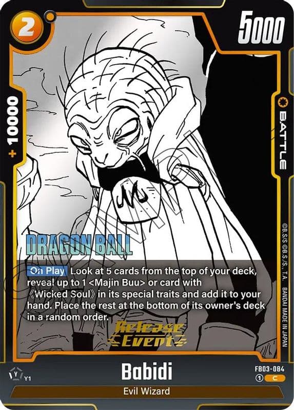 Babidi (Manga Booster 01 Release Event)