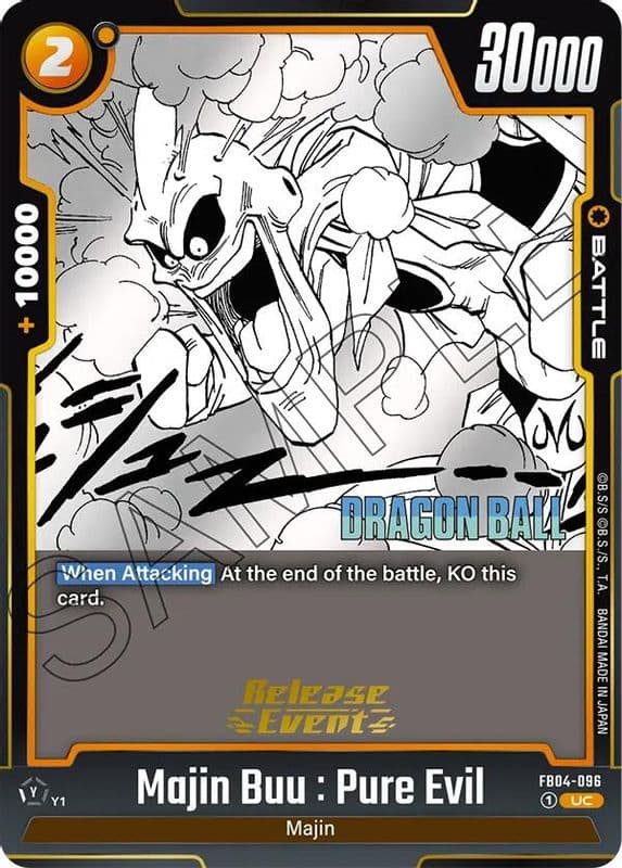 Majin Buu : Pure Evil (Manga Booster 01 Release Event)