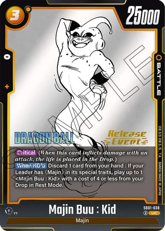 Majin Buu : Kid (Manga Booster 01 Release Event)