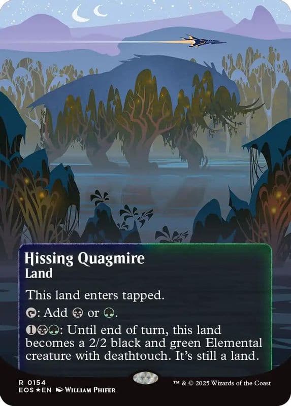 Hissing Quagmire (0154) (Borderless) (Galaxy Foil)