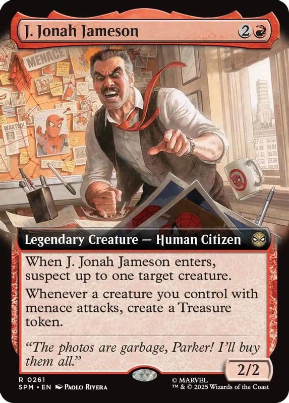 J. Jonah Jameson (Extended Art)