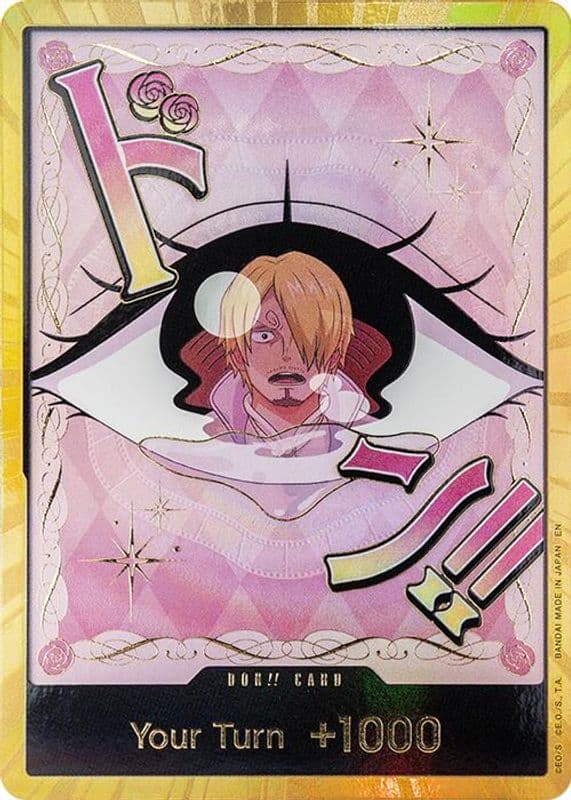 DON!! Card (Pudding) (Gold)