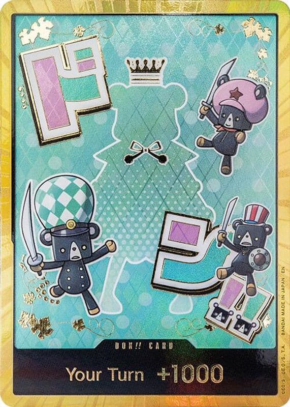DON!! Card (Sugar) (Gold)