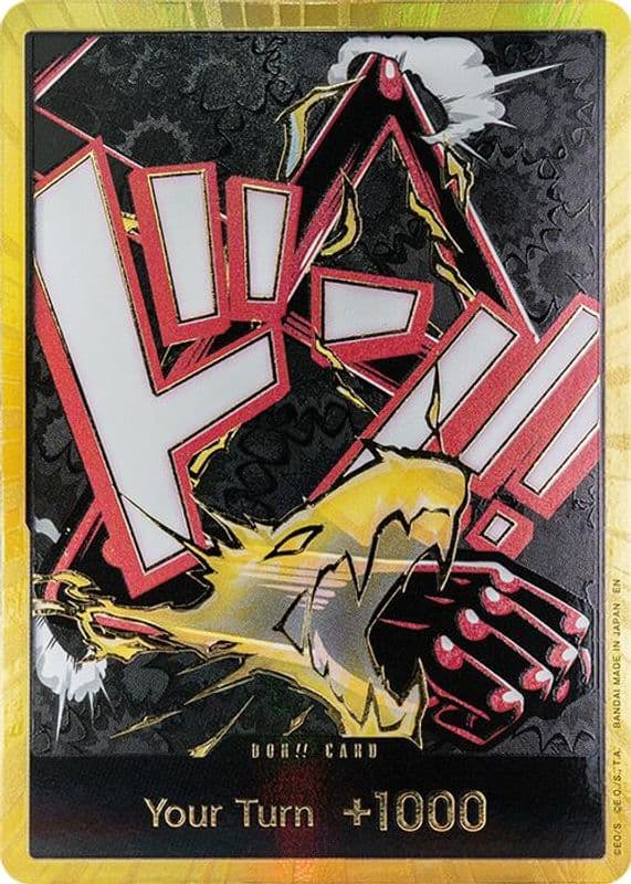 DON!! Card (Gear 4 Luffy) (Gold)