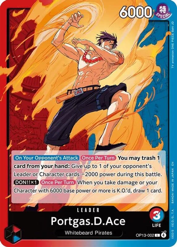 Red/Blue Portgas.D.Ace