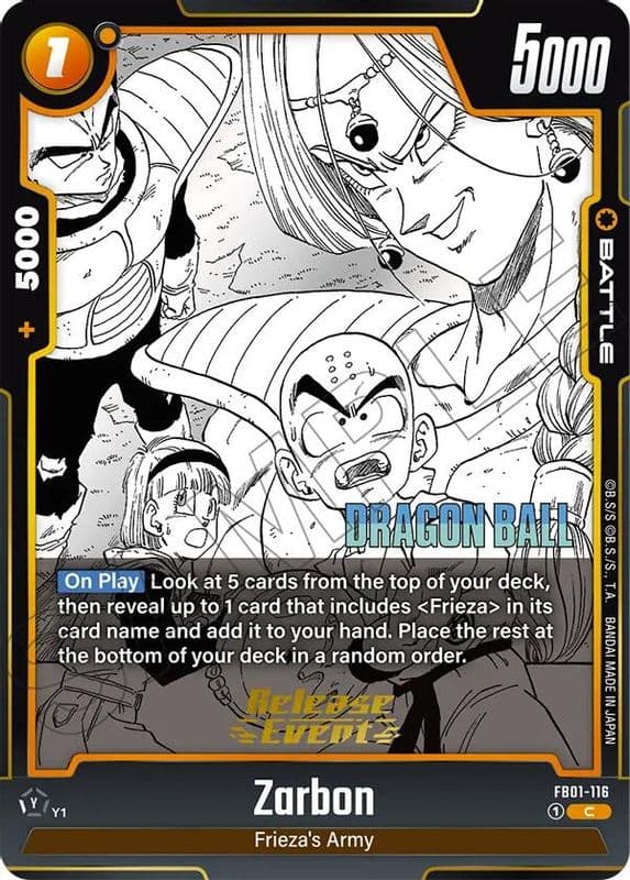 Zarbon (Manga Booster 02 Release Event)