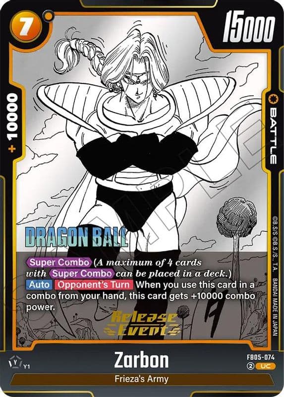 Zarbon (Manga Booster 02 Release Event)