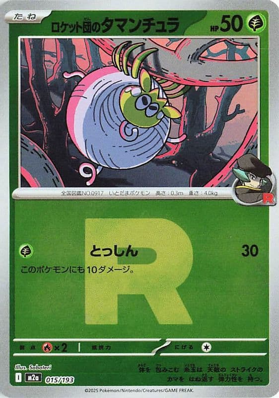 Team Rocket's Tarountula (Team Rocket Pattern)