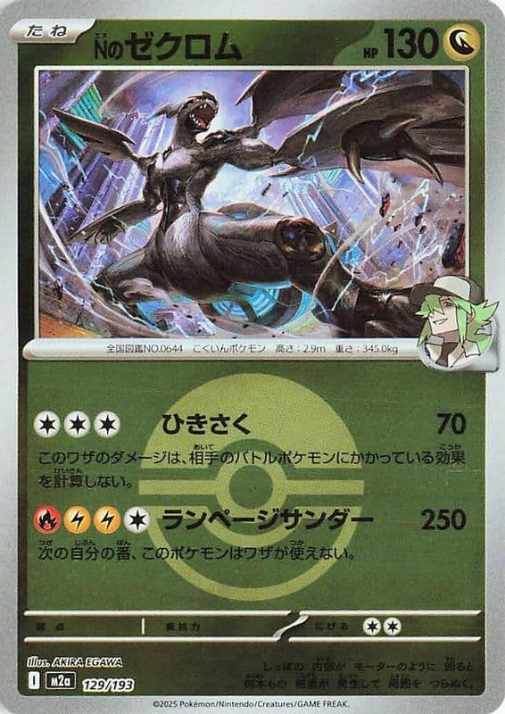 N's Zekrom (Poke Ball Pattern)