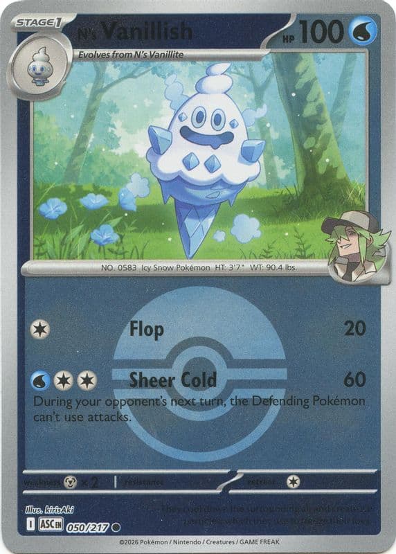 N's Vanillish (Poke Ball)