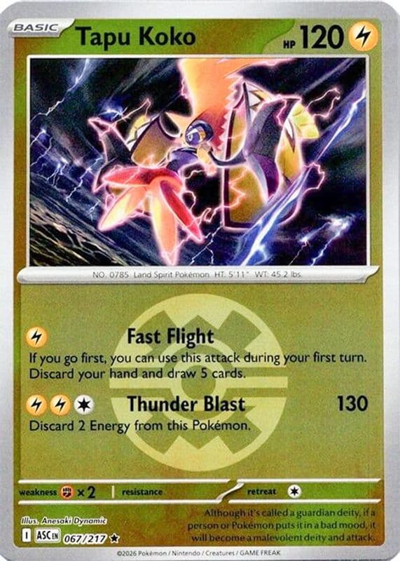 Tapu Koko (Quick Ball)