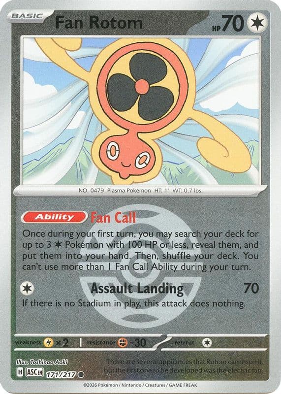Fan Rotom (Dusk Ball)