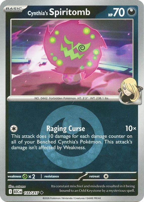 Cynthia's Spiritomb (Energy Symbol Pattern)