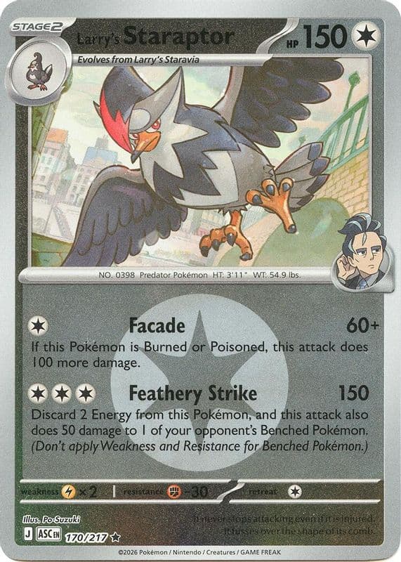 Larry's Staraptor (Energy Symbol Pattern)