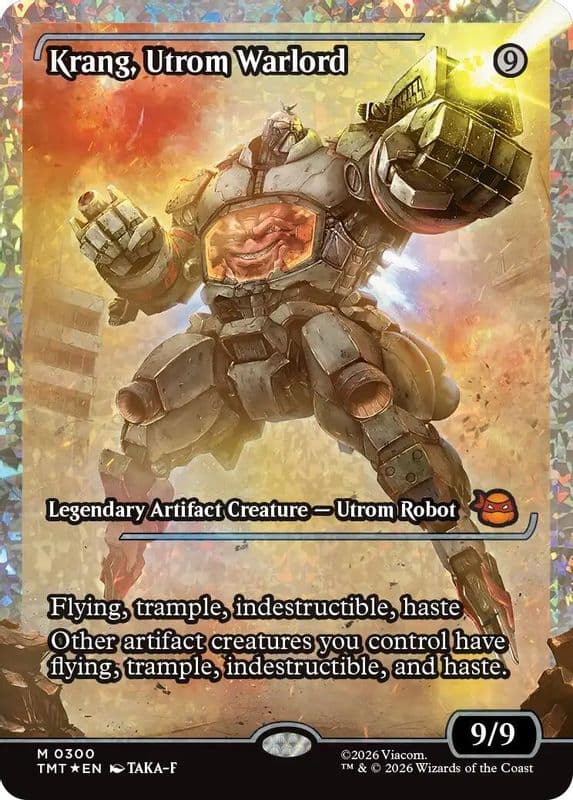 Krang, Utrom Warlord (Showcase) (Fracture Foil)