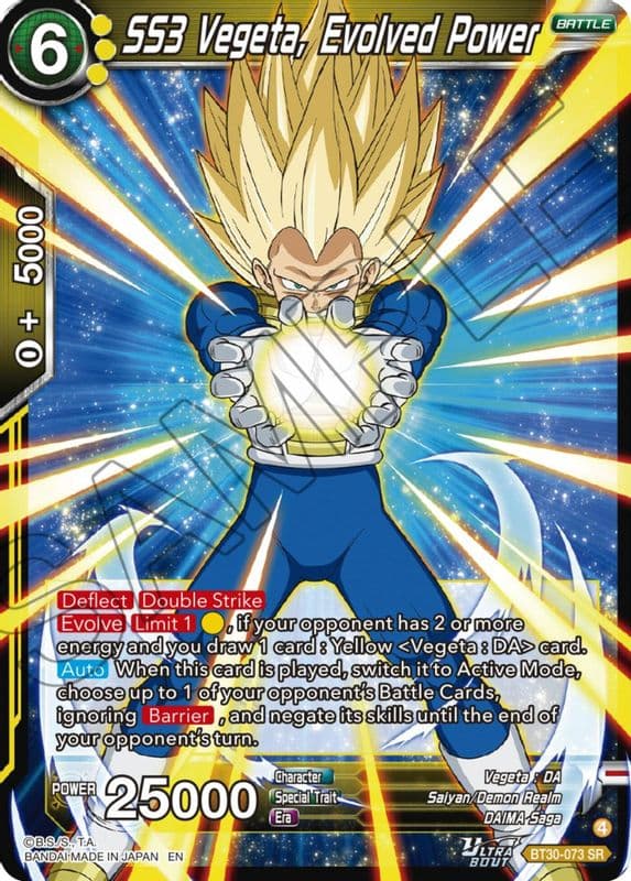 SS3 Vegeta, Evolved Power