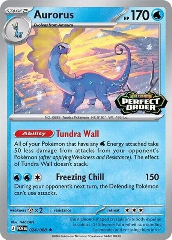 Aurorus (Perfect Order Stamped)
