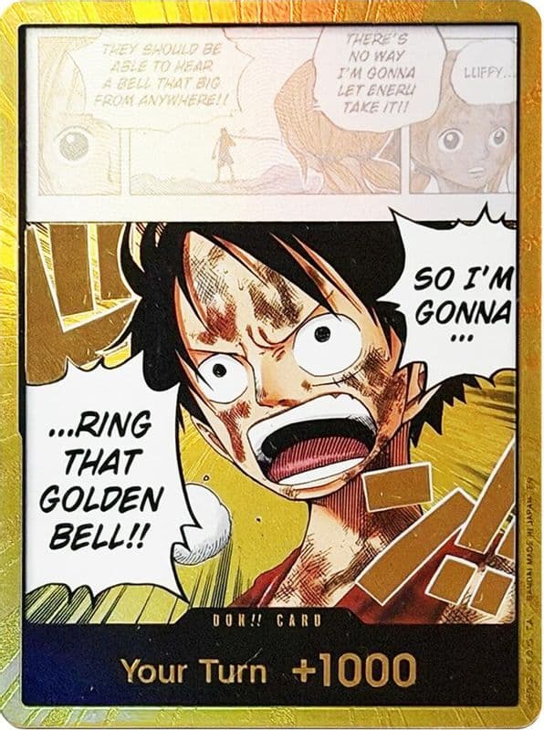 DON!! Card (Luffy) (Gold)