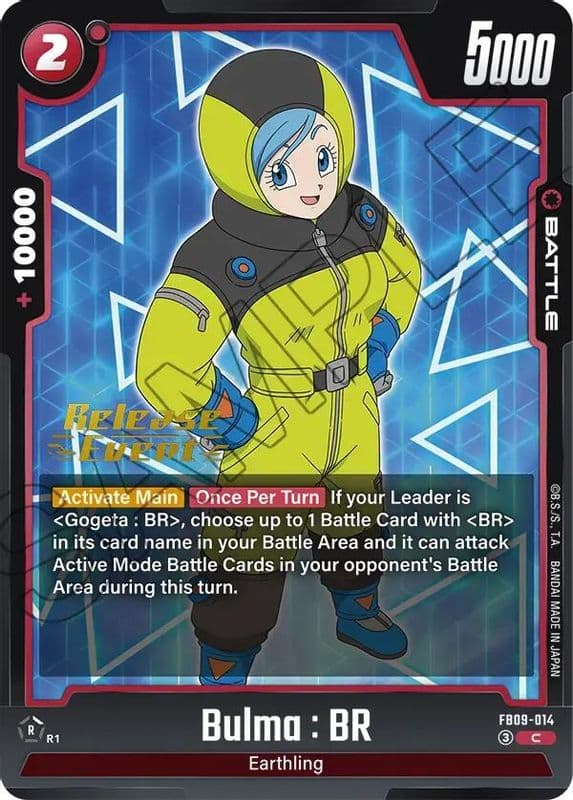Bulma : BR (Release Event)