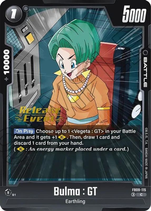 Bulma : GT (Release Event)