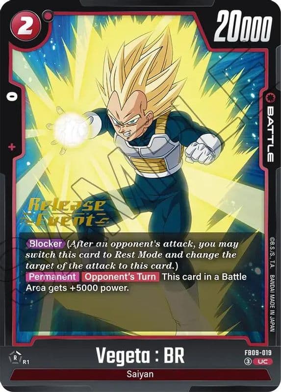 Vegeta : BR (Release Event)