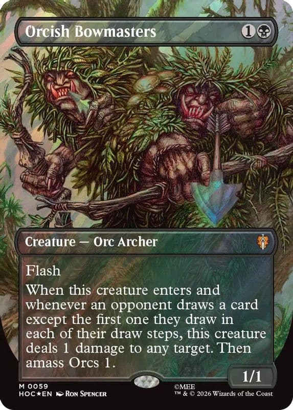 Orcish Bowmasters (Borderless · Surge Foil)